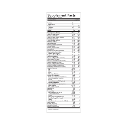 Pharmanex LifePak Nano Ingredients Supplement Facts