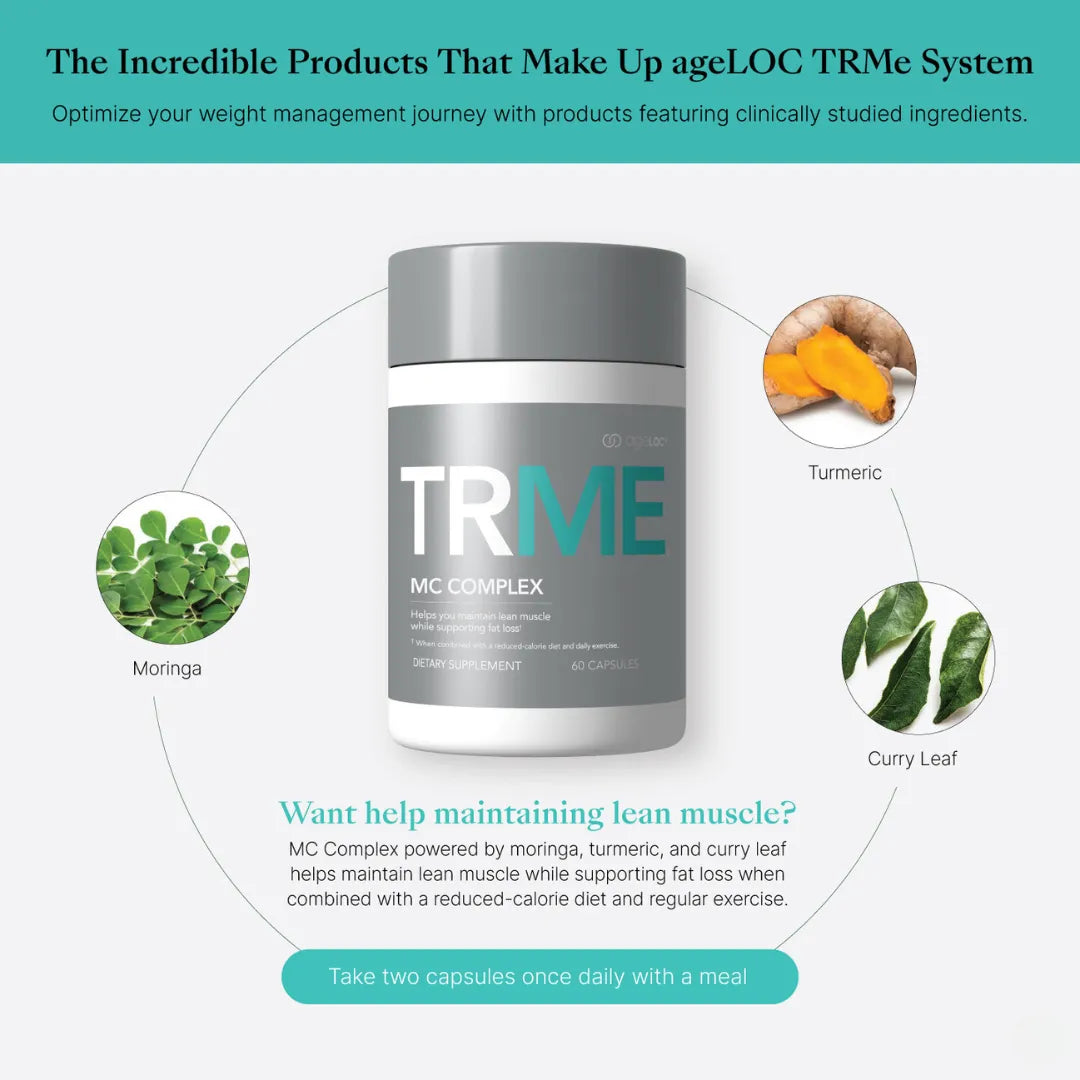 ageLOC TRME MC Complex Moringa, Turmeric, Curry Leaf